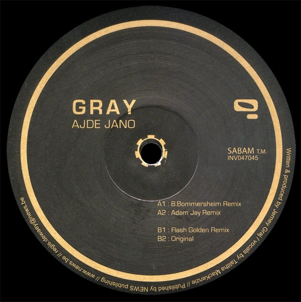 DJ Gray ‎– Ajde Jano (INV047045) - Invasion Records
